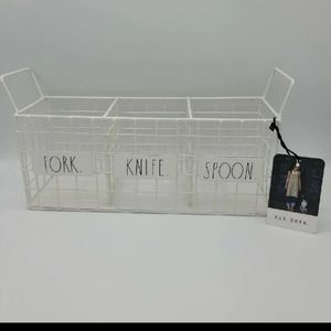 Rae Dunn kitchen utensils holder sorter